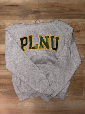 PLNU Chanpion Gray Hoodie